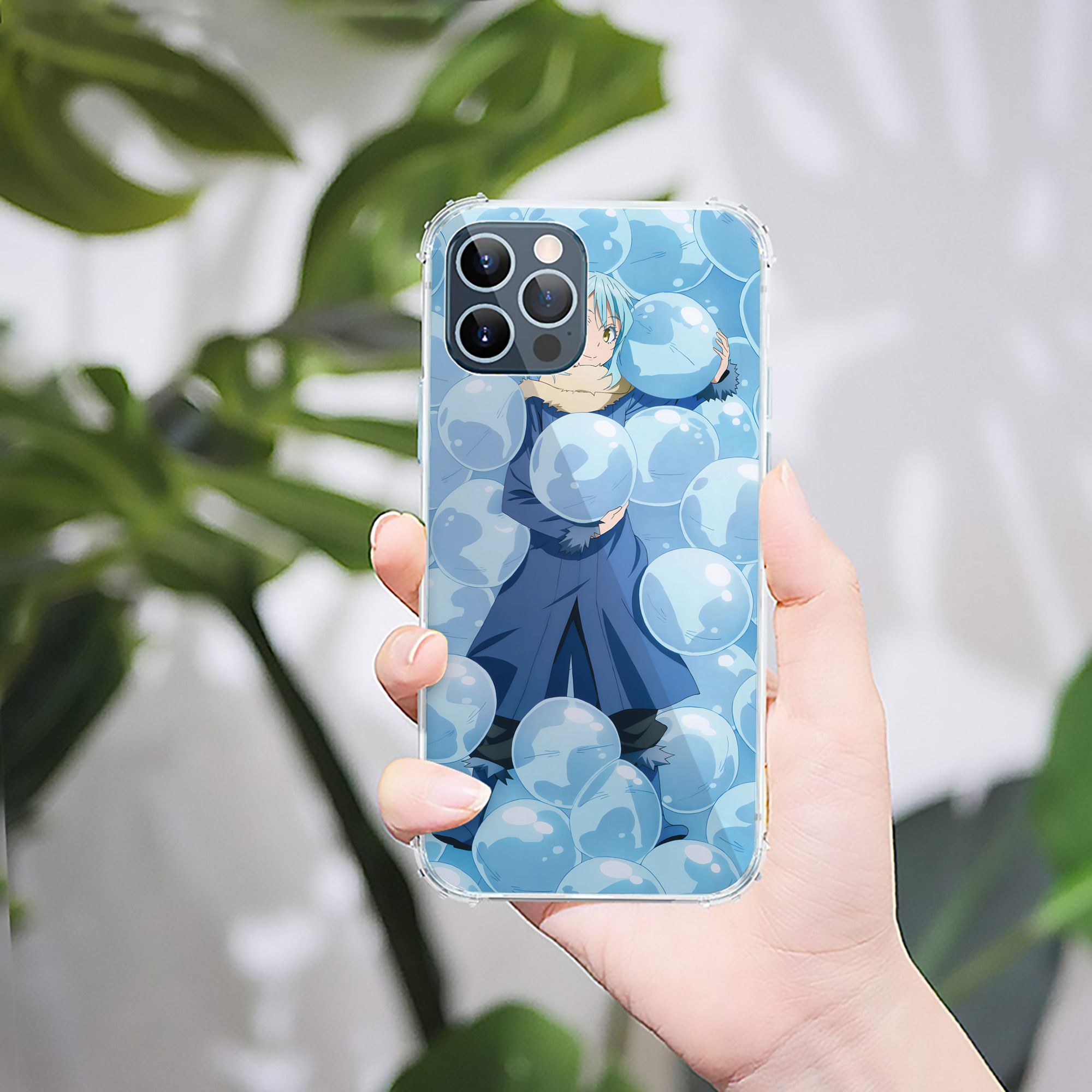 （画像用） 転スラ Regarding Reincarnated to Slime 【iPhone 12シリーズ対応】透明スマホケース（クリアソフトケース）